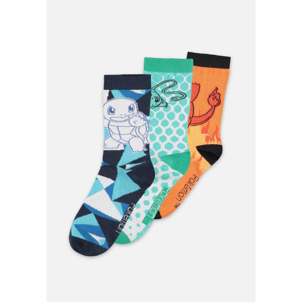 Pokémon - 3 Pack Chaussettes - Multicolore